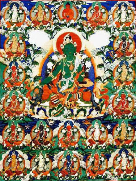 藏传佛教二十一度母